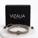 Bracelet en macramé - Beige