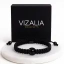 Bracelet en macramé - Noir